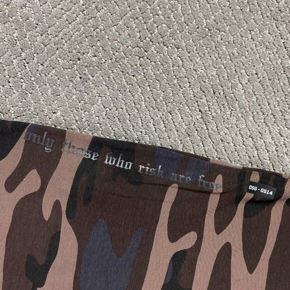 ASRV Cotton Blend Tee Camo T Shirt Men's Medium Stretch Brown - Picture 5 of 11